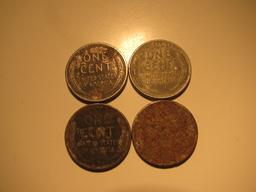 US Coins 4x 194 Steel pennies