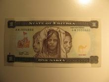 Foreign Currency: 1997 Eritrea 1 Nakfa (UNC)