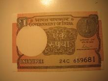 Foreign Currency:  India 1 Rupee (UNC)