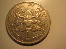 Foreign Coins: 1974 Kenya 1 Shilling
