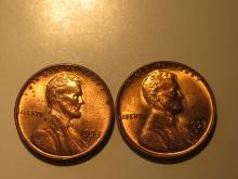US Coins: 2x 1953-D Wheat pennies