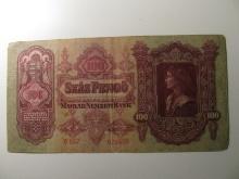 Foreign Currency: 1930 Hungary 100 Pengo