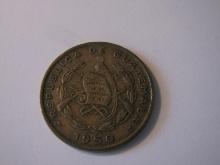Foreign Coins: 1950 Guatmala 1 Centavo