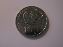 Foreign Coins: French Polynesia  10  Francs
