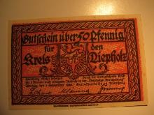 Foreign Currency: 1920 Germany 50 Pfennig Notgeld (UNC)