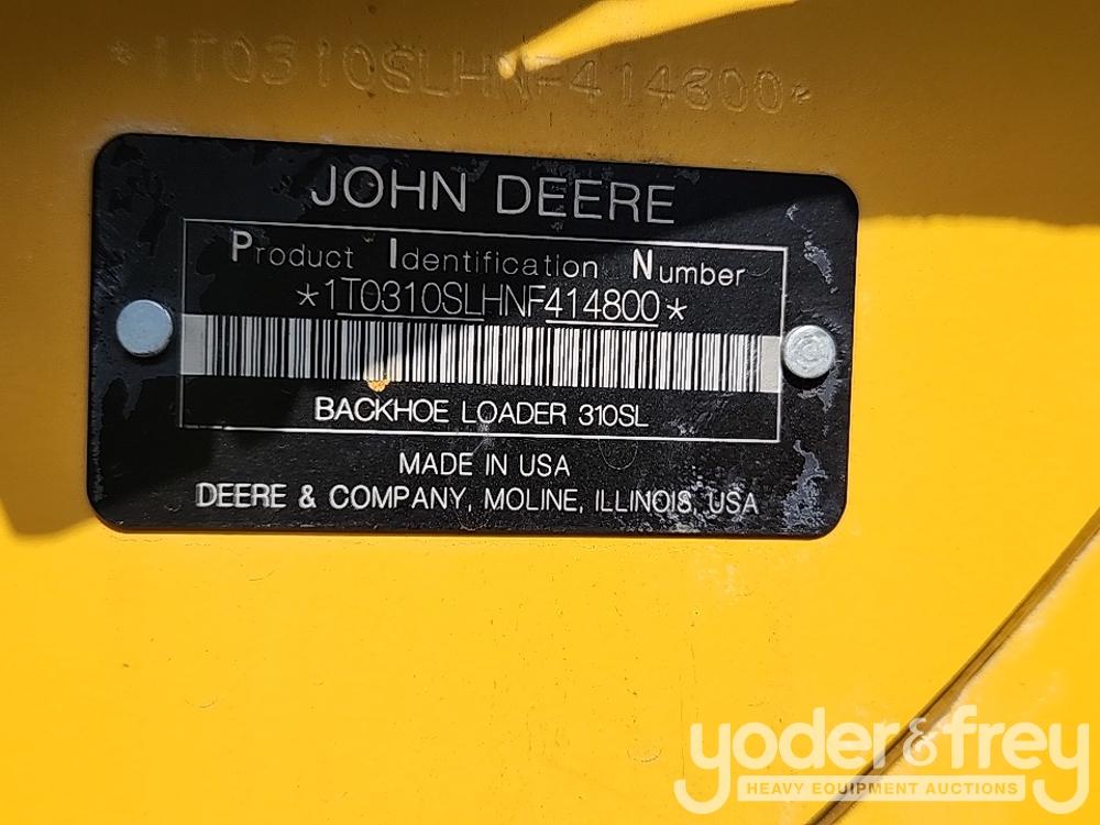 2022 John Deere 310SL