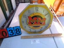 Minneapolis Moline clock