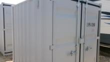 2024 SHIPPING CONTAINER OFFICE,  NEW, 6' X 8', DOUBLE REAR DOORS, SIDE DOOR