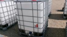 PLASTIC TOTE,  FOOD GRADE ONE TIME USE (LAUNDRY DETERGENT), 330 GALLON, AS