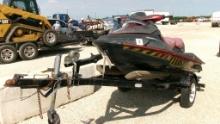 SEADOO JET SKI & TRAILER,  UNKNOWN RUNNING CONDITION, NO TITLES, AS IS WHER