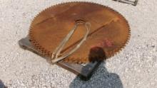 LOT OF SAWMILL SAW BLADES,  (3) AS IS WHERE IS