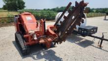 2015 DITCH WITCH SK850 TRACK TRENCHER, 1317 HRS,  37HP YANMAR DIESEL, RUBBE