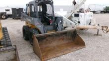 JOHN DEERE 324E TIRE SKID STEER, 4960 HRS,  CANOPY, 77" SMOOTH BUCKET, QUIC
