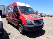 2015 FREIGHTLINER SPRINTER TRANSIT VAN,  DIESEL, AUTO,PS,AC, *NO KEY* S# WD