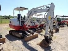 2020 Takeuchi TB230 Hydraulic Mini-Excavator, 1,568 hrs, OROPS, Rubber Trac