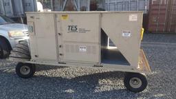 2015 TES TRAILER MOUNTED AIR CONDITIONER/HEATER,24 KW HEATING, 60,000 BTU COOLING, RUNS