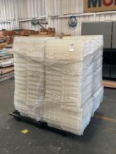 ULINE CLEAR PLASTIC BINS WITH LIDS; APPROXIMATELY 65...