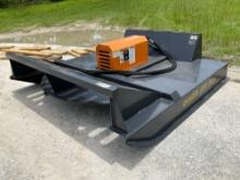 UNUSED 2023 WOLVERINE BRUSH CUTTER ATTACHMENT MODEL BC-13-72W FOR UNIVERSAL SKID STEER, APPROX 72...