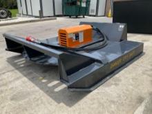 UNUSED 2023 WOLVERINE BRUSH CUTTER ATTACHMENT MODEL BC-13-72W FOR UNIVERSAL SKID STEER, APPROX 72?