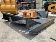 UNUSED 2023 WOLVERINE BRUSH CUTTER ATTACHMENT MODEL BC-13-72W FOR UNIVERSAL SKID STEER, APPROX 72...