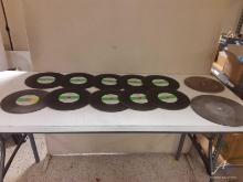 (11) Stone High Speed fibre glass reinforced cutting wheel (20mm) and (1) metal cutting table