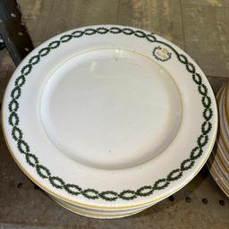 Group of Shenango China Dinner Plates from King Cole Restaurant