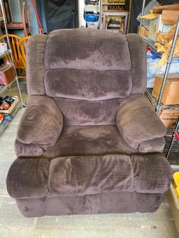 Oversized Brown Recliner