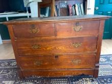 Antique Chest of Drawers w/Casters (Upstairs)