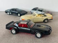 Group of 4 Toy Sports Cars