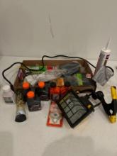 Treasure Lot with Light, Unopened Oil, Lights and More!