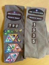 Vintage Girl Scout Sashes