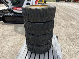 (4) Skid Loader Tires