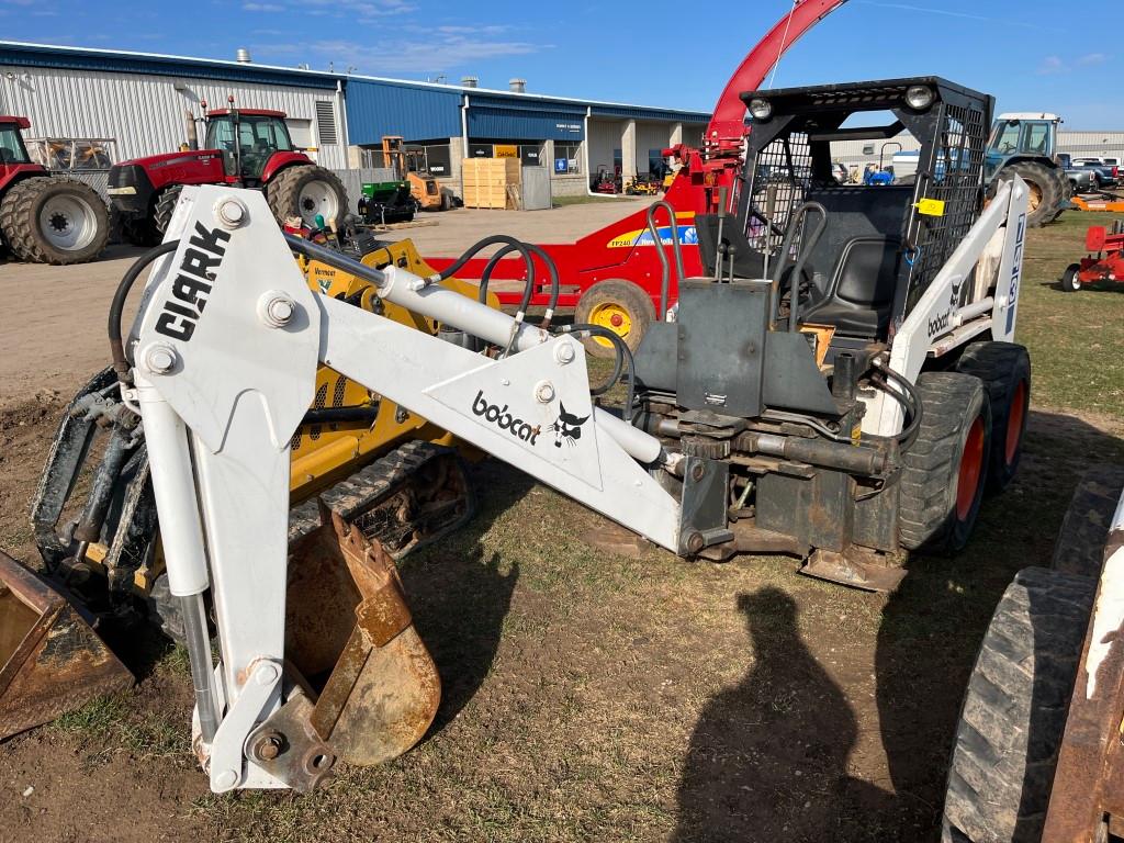 Bobcat 743 Skid Steer with Backhoe