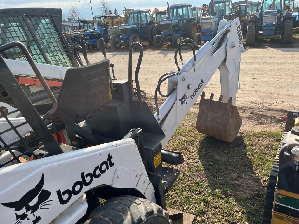 Bobcat 743 Skid Steer with Backhoe