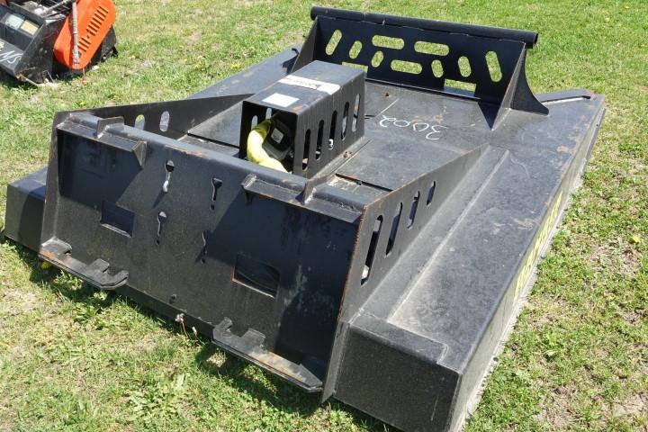 #3002 NEW 68" WILD CAT CUTTER 3 BLADE SKID LOADER MOUNT QUICK CONNECT HYD H