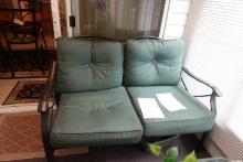 3 PC PATIO SET INCLUDING LOVE SEAT COFFEE TABLE AND END TABLE