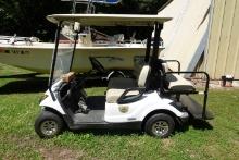 2016 YAMAHA GOLF CART 4 SEAT WITH FOLD DOWN REAR SEAT FUEL INJECTION CANOPY