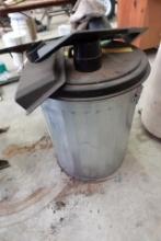 DUST COLLECTOR CAN WITH TOP FOR HOSES IN CAN