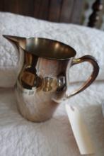 7" SILVER PLATE PITCHER