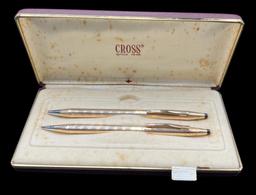 Cross 14 Kt. Gold Filled Pen and Pencil in