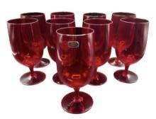 (9) Noritake Viewpoint Water Goblets