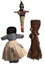 (2) Voodoo Dolls and (1) Peruvian Doll
