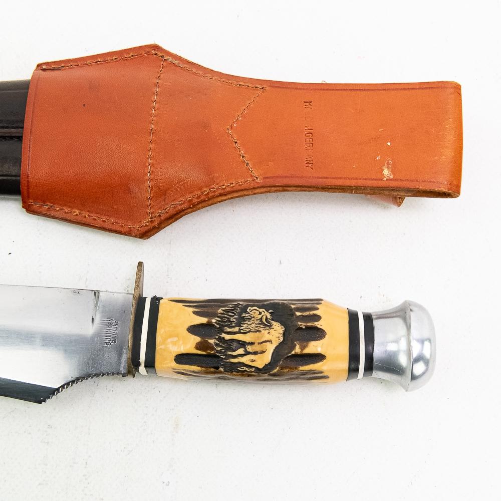 Vintage German Original Buffalo Skinner Knife