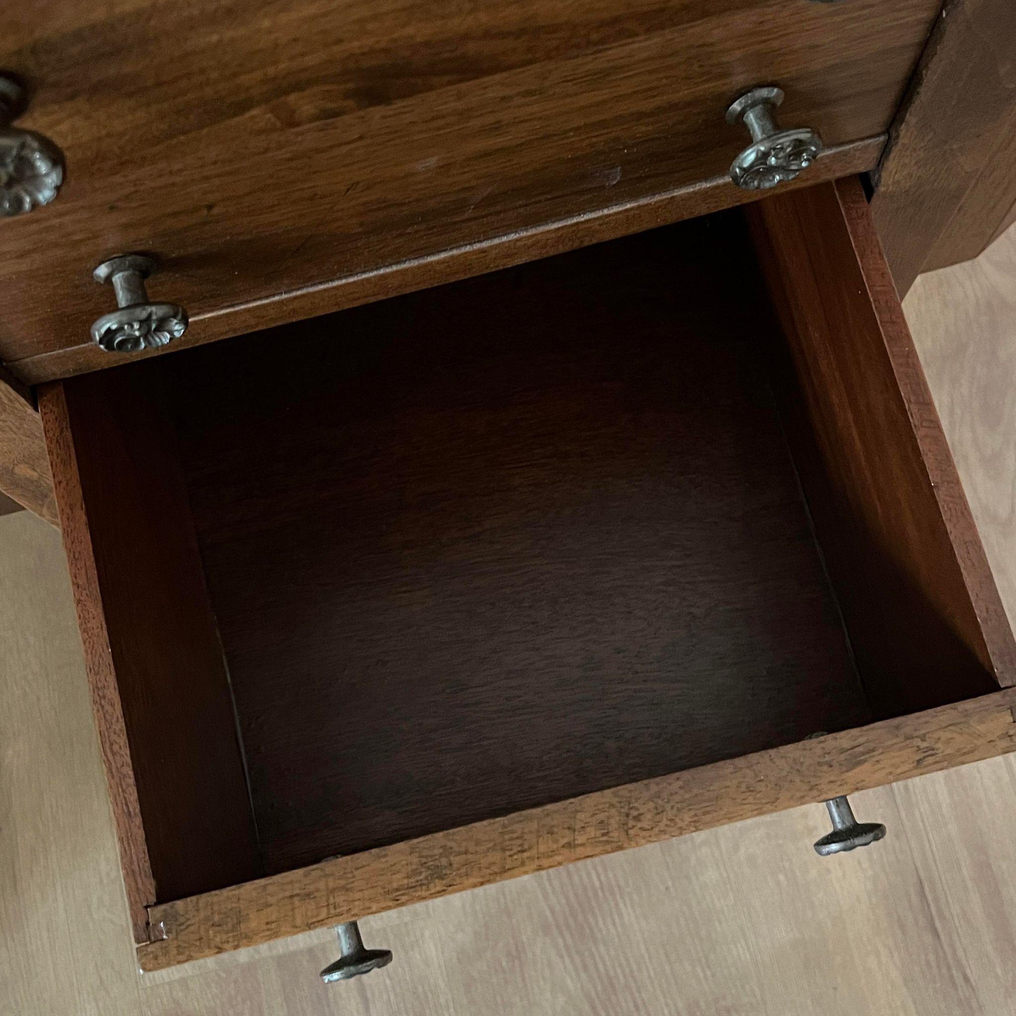 Vintage Wooden 3 Drawer Sewing Cabinet
