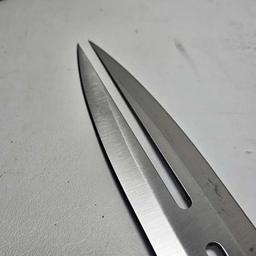 Double Edge Split Dagger with Sheath