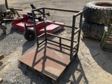 STEEL PALLET WITH RACK