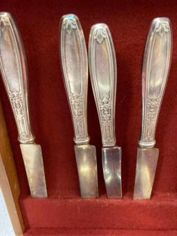 1847 Rogers bros silverware in chest