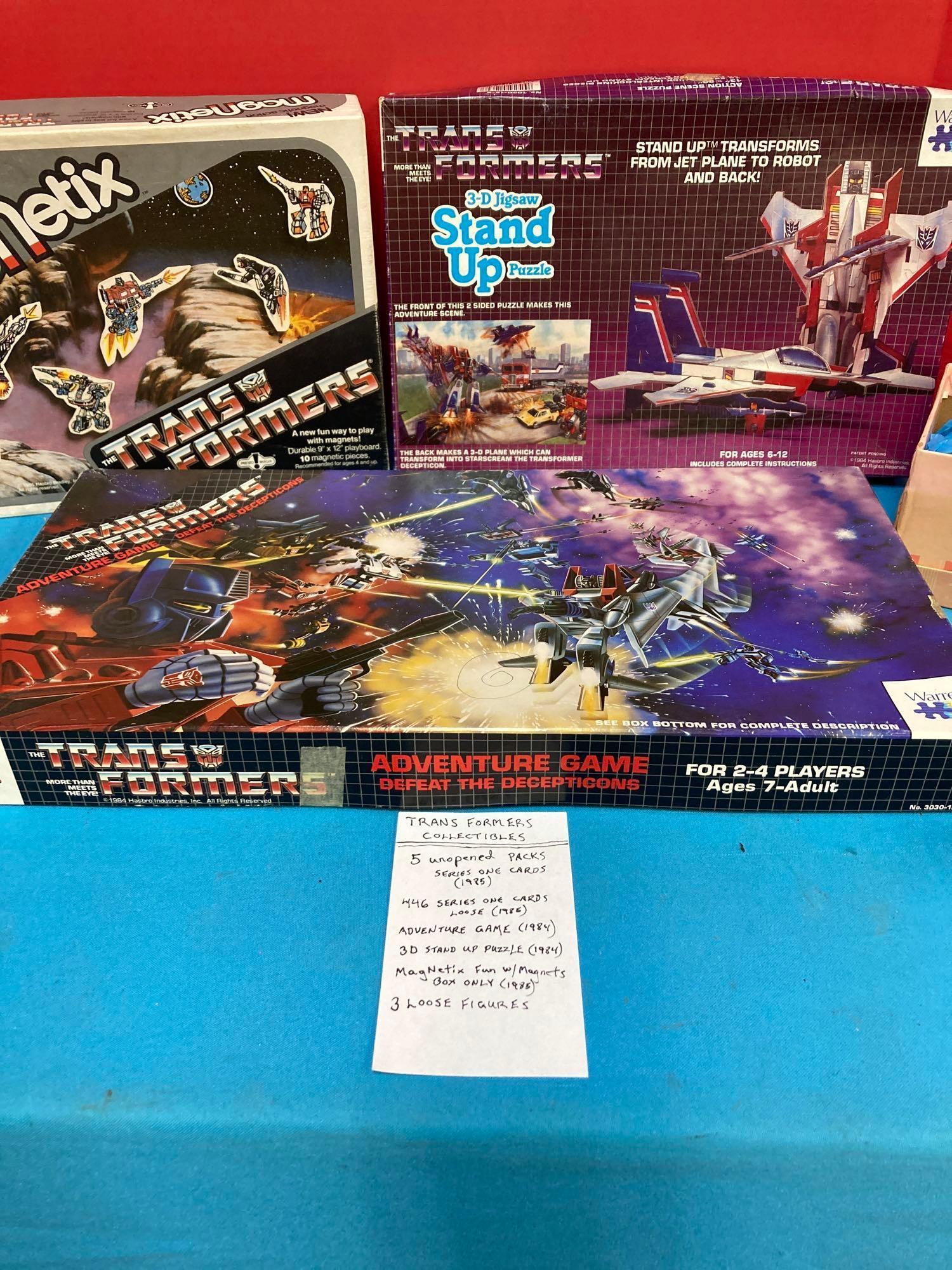 Transformers collectibles, see list