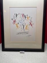 Framed Picasso dated 1961