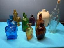 Crock Colored Bottles